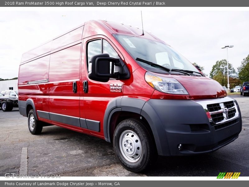 Front 3/4 View of 2018 ProMaster 3500 High Roof Cargo Van