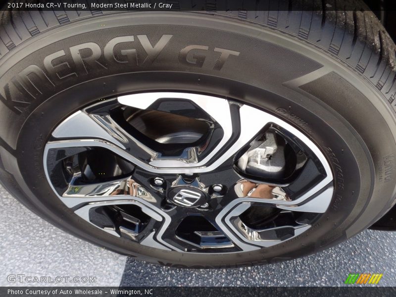 Modern Steel Metallic / Gray 2017 Honda CR-V Touring