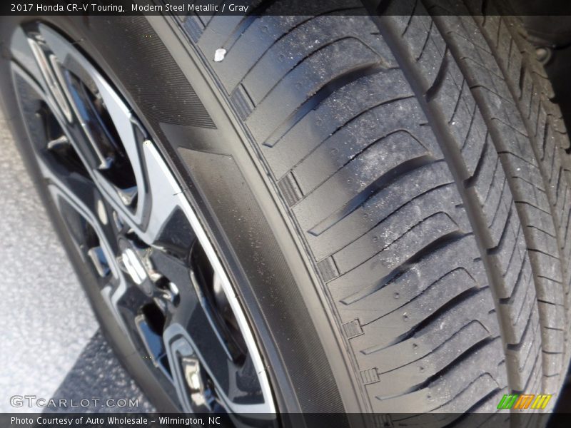Modern Steel Metallic / Gray 2017 Honda CR-V Touring