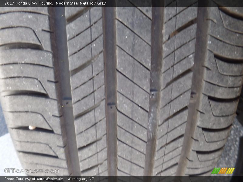 Modern Steel Metallic / Gray 2017 Honda CR-V Touring