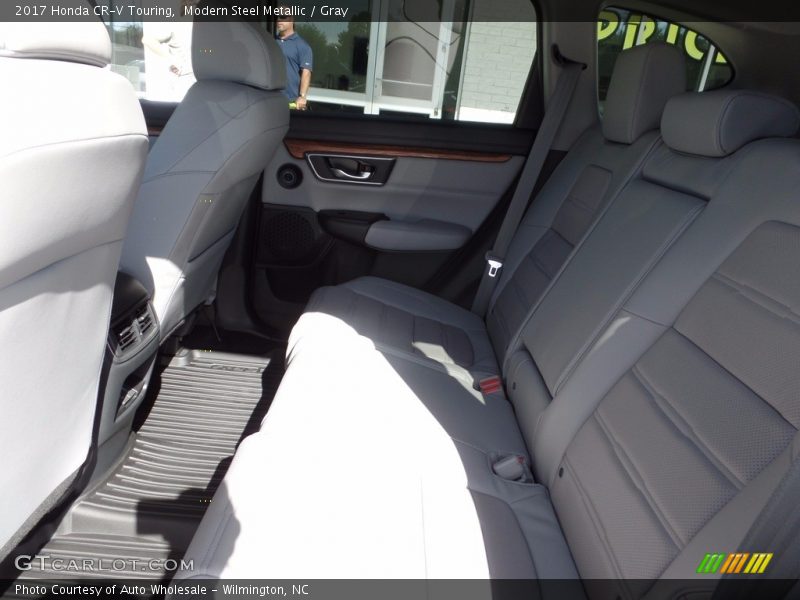 Modern Steel Metallic / Gray 2017 Honda CR-V Touring