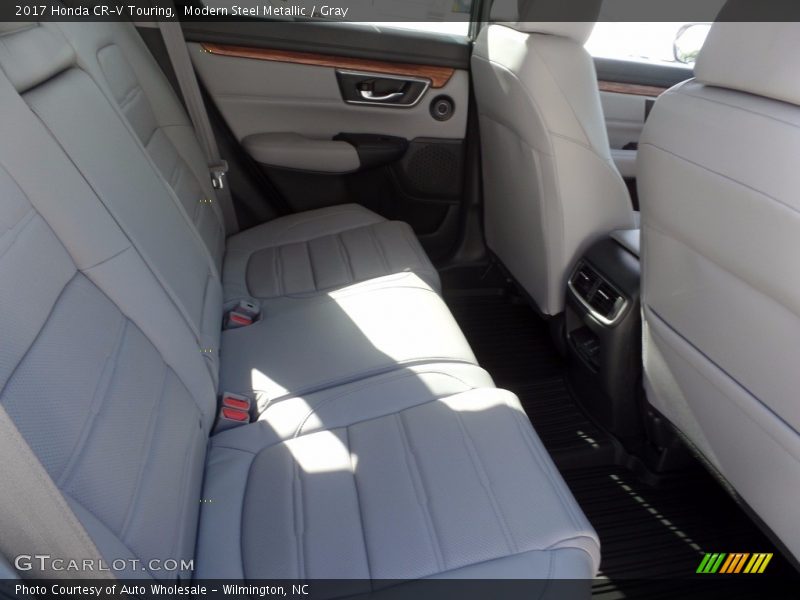 Modern Steel Metallic / Gray 2017 Honda CR-V Touring