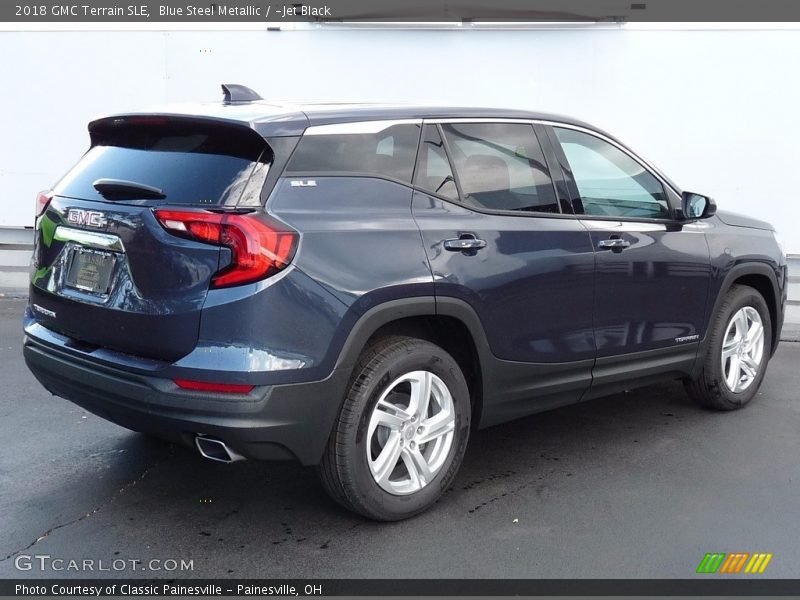 Blue Steel Metallic / ­Jet Black 2018 GMC Terrain SLE