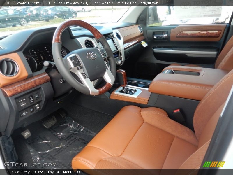  2018 Tundra 1794 Edition CrewMax 4x4 1794 Edition Black/Brown Interior