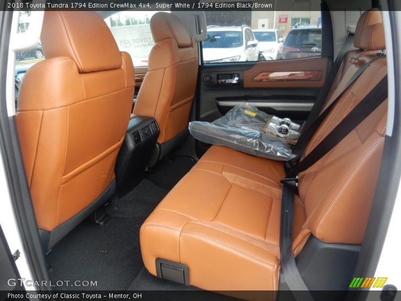 Rear Seat of 2018 Tundra 1794 Edition CrewMax 4x4