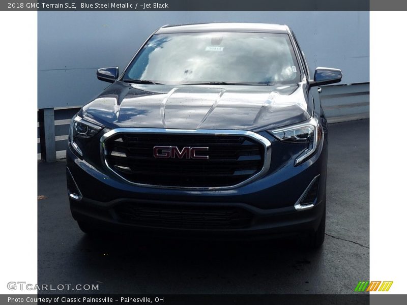 Blue Steel Metallic / ­Jet Black 2018 GMC Terrain SLE