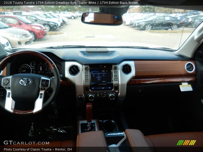 Dashboard of 2018 Tundra 1794 Edition CrewMax 4x4