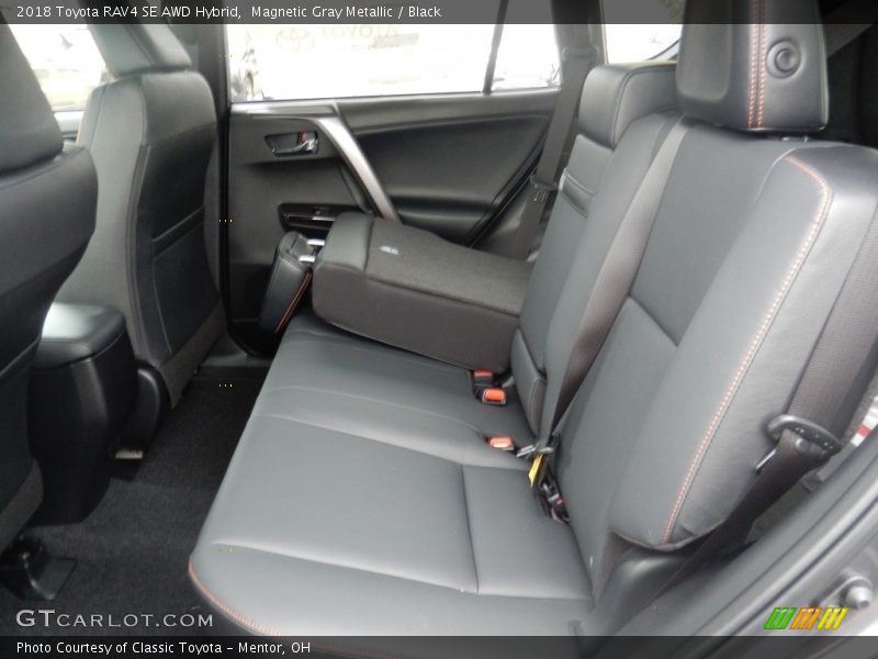 Rear Seat of 2018 RAV4 SE AWD Hybrid