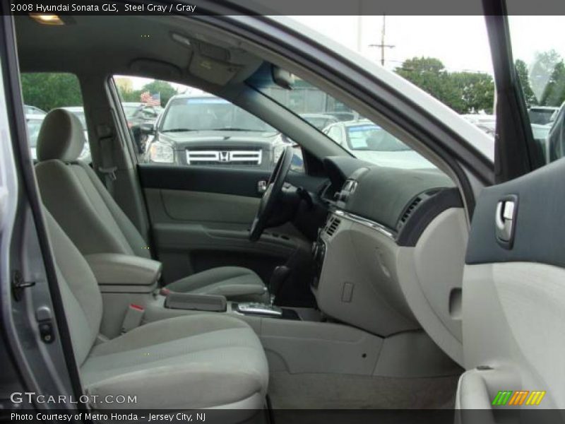 Steel Gray / Gray 2008 Hyundai Sonata GLS