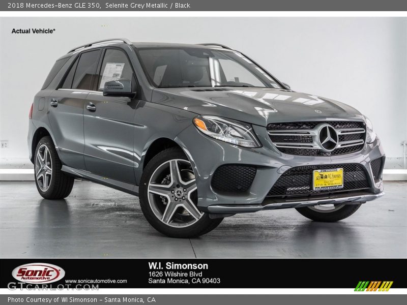 Selenite Grey Metallic / Black 2018 Mercedes-Benz GLE 350