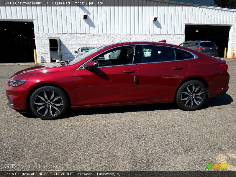 Cajun Red Tintcoat / Jet Black 2018 Chevrolet Malibu LT