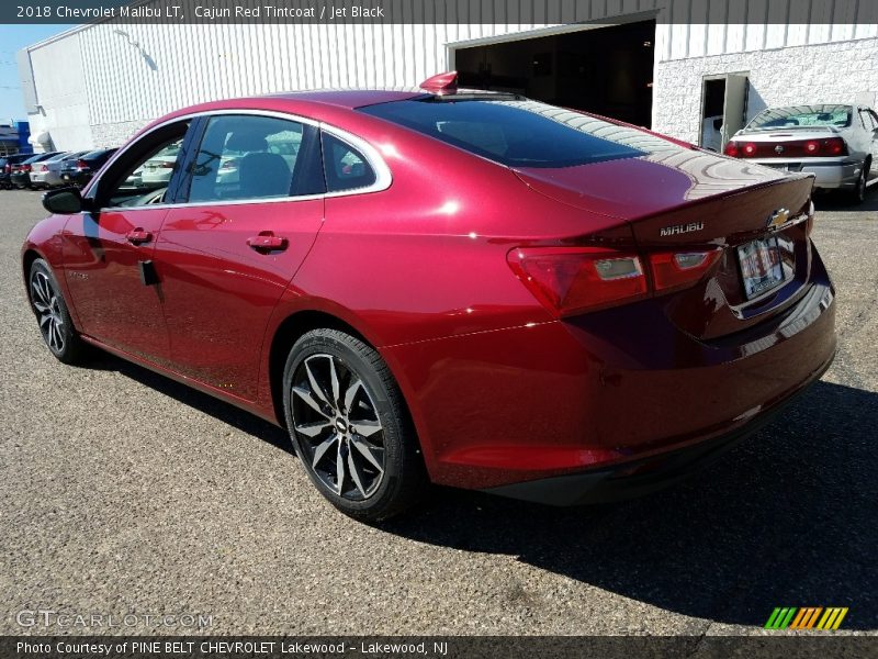 Cajun Red Tintcoat / Jet Black 2018 Chevrolet Malibu LT