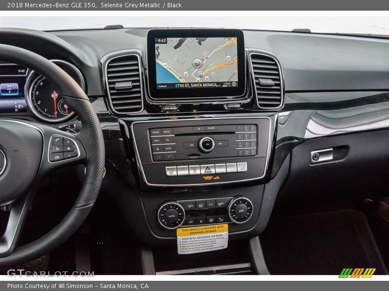 Selenite Grey Metallic / Black 2018 Mercedes-Benz GLE 350