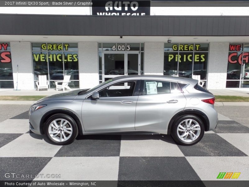 Blade Silver / Graphite 2017 Infiniti QX30 Sport