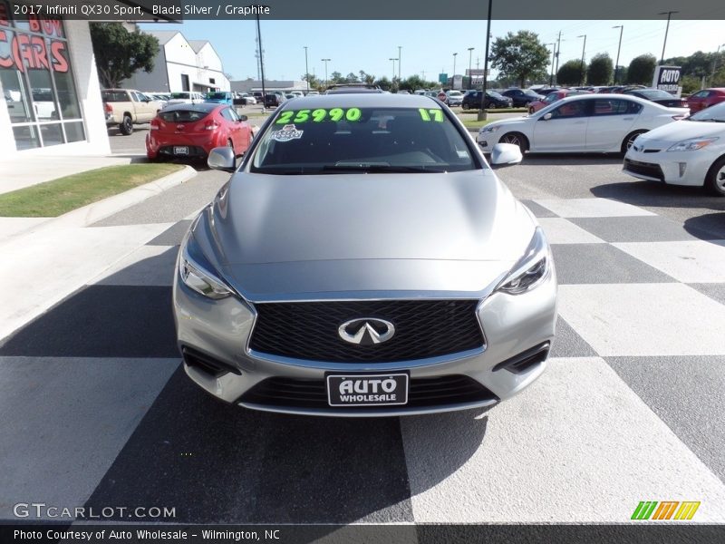 Blade Silver / Graphite 2017 Infiniti QX30 Sport