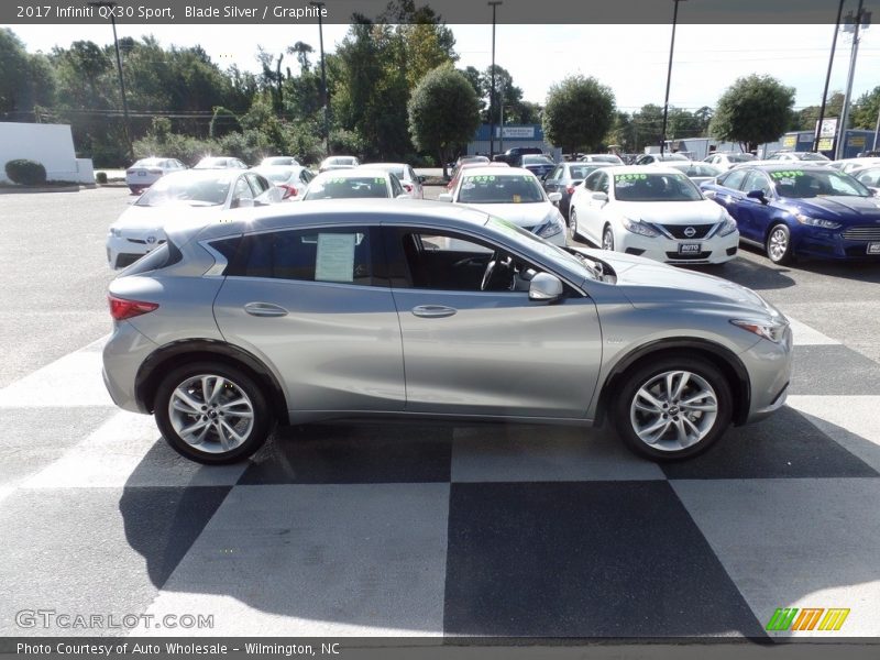 Blade Silver / Graphite 2017 Infiniti QX30 Sport