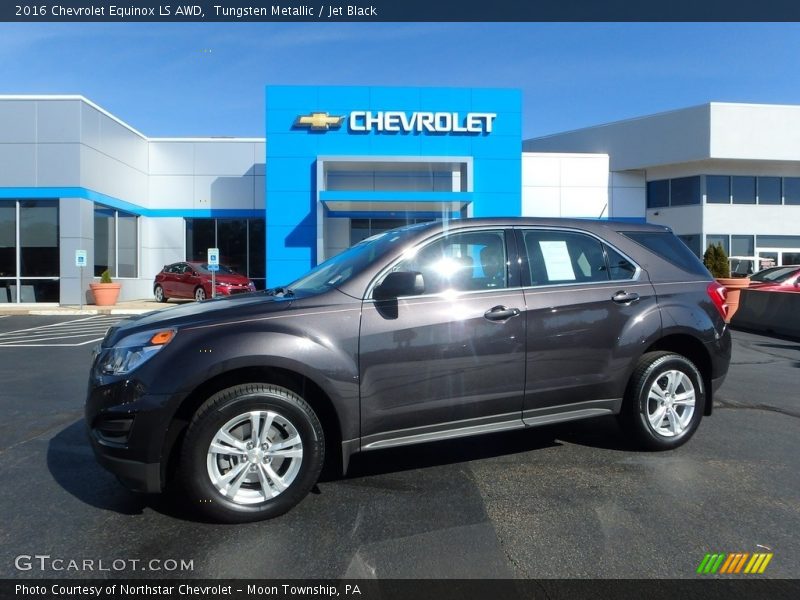 Tungsten Metallic / Jet Black 2016 Chevrolet Equinox LS AWD