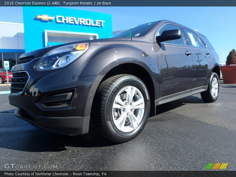 Tungsten Metallic / Jet Black 2016 Chevrolet Equinox LS AWD