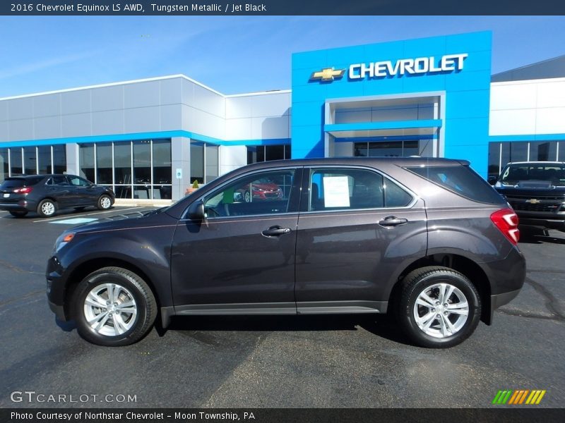 Tungsten Metallic / Jet Black 2016 Chevrolet Equinox LS AWD