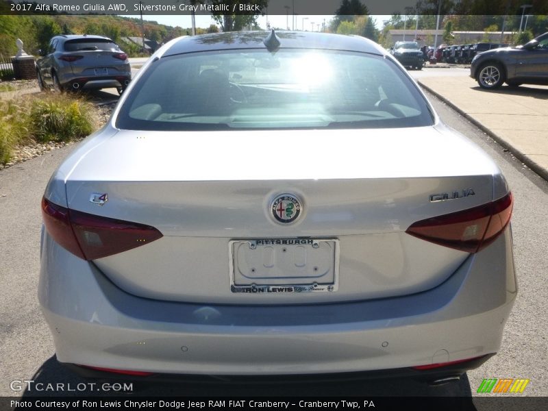 Silverstone Gray Metallic / Black 2017 Alfa Romeo Giulia AWD