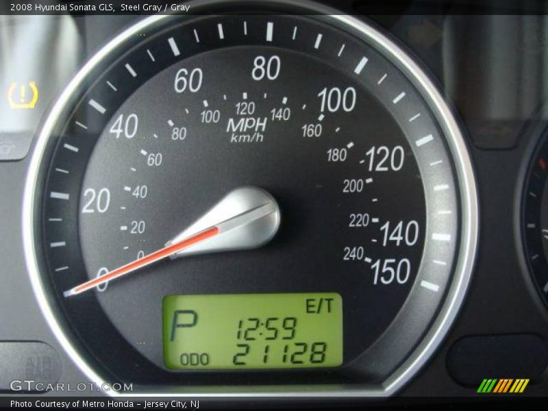 Steel Gray / Gray 2008 Hyundai Sonata GLS