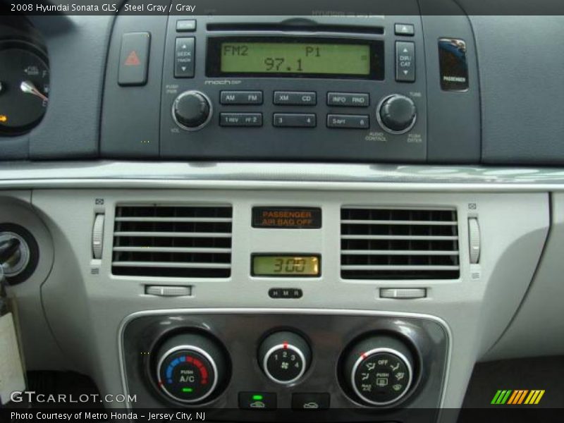 Steel Gray / Gray 2008 Hyundai Sonata GLS