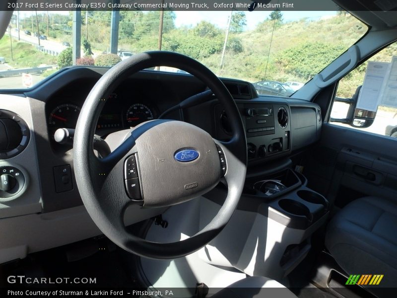 Oxford White / Medium Flint 2017 Ford E Series Cutaway E350 Cutaway Commercial Moving Truck