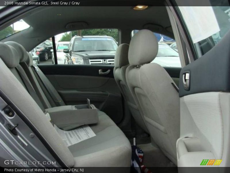 Steel Gray / Gray 2008 Hyundai Sonata GLS