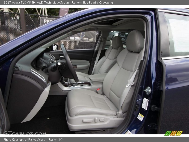  2017 TLX V6 SH-AWD Technology Sedan Graystone Interior