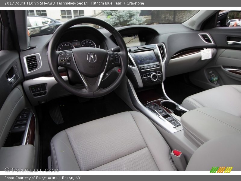  2017 TLX V6 SH-AWD Technology Sedan Graystone Interior