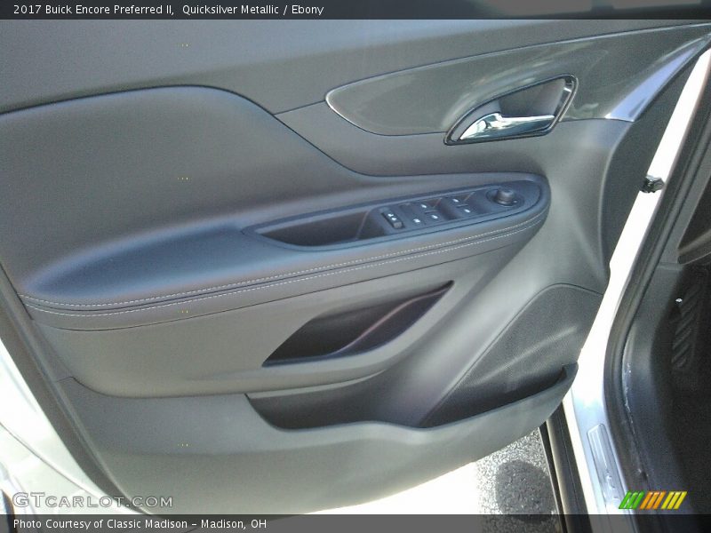 Quicksilver Metallic / Ebony 2017 Buick Encore Preferred II