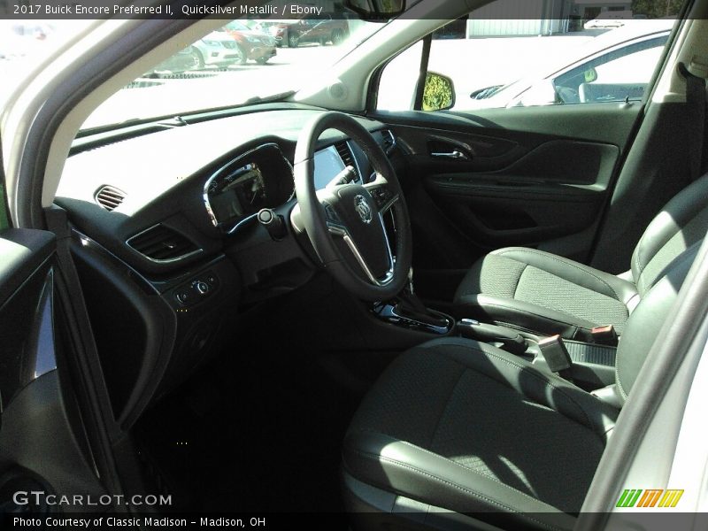 Quicksilver Metallic / Ebony 2017 Buick Encore Preferred II