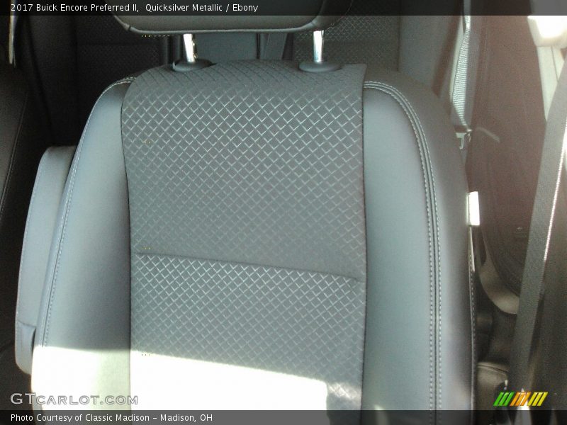 Quicksilver Metallic / Ebony 2017 Buick Encore Preferred II
