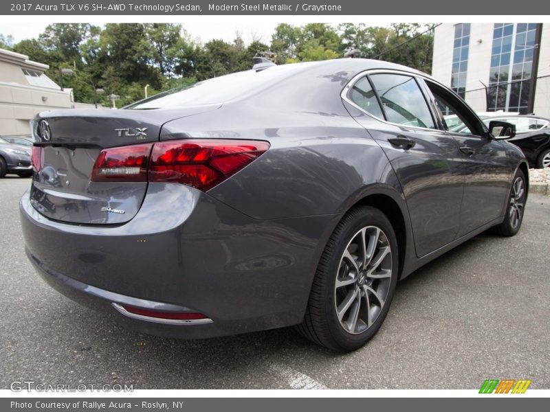 Modern Steel Metallic / Graystone 2017 Acura TLX V6 SH-AWD Technology Sedan