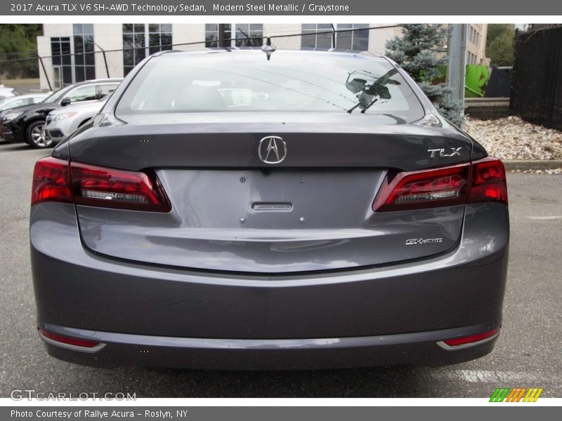 Modern Steel Metallic / Graystone 2017 Acura TLX V6 SH-AWD Technology Sedan