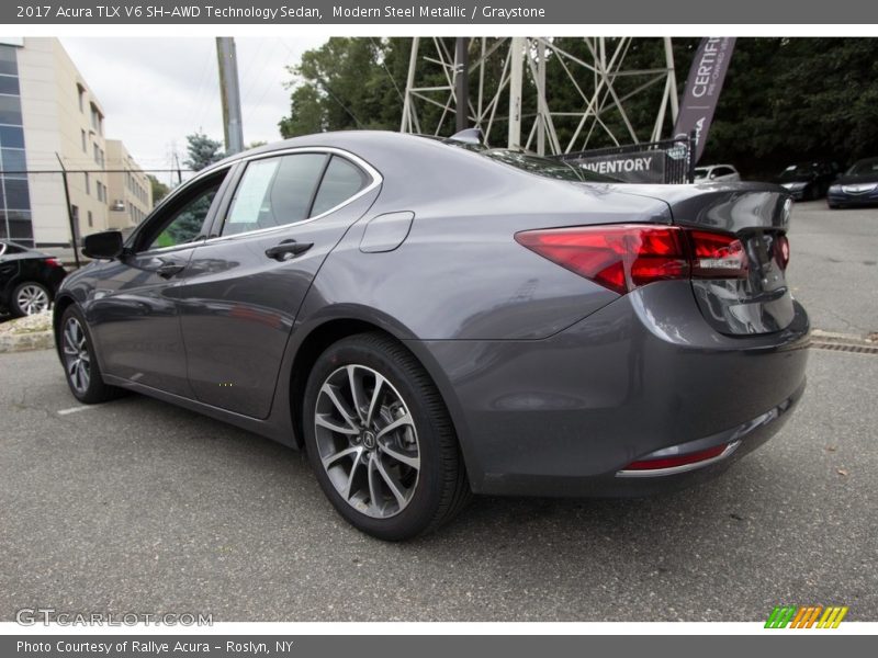 Modern Steel Metallic / Graystone 2017 Acura TLX V6 SH-AWD Technology Sedan