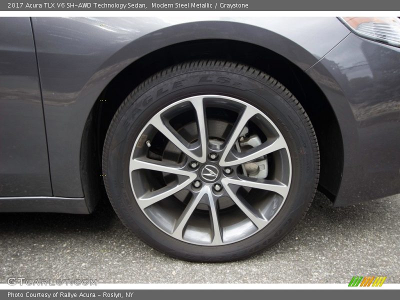 Modern Steel Metallic / Graystone 2017 Acura TLX V6 SH-AWD Technology Sedan