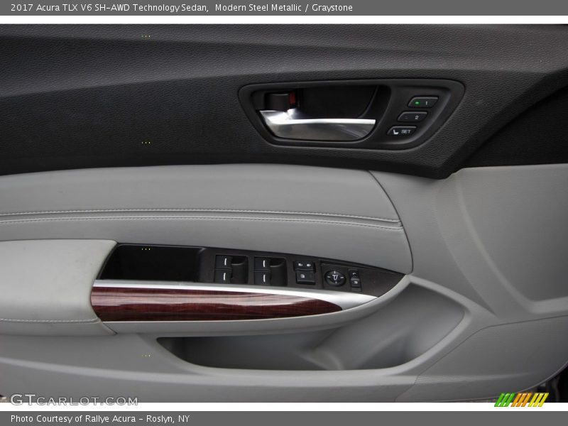 Modern Steel Metallic / Graystone 2017 Acura TLX V6 SH-AWD Technology Sedan
