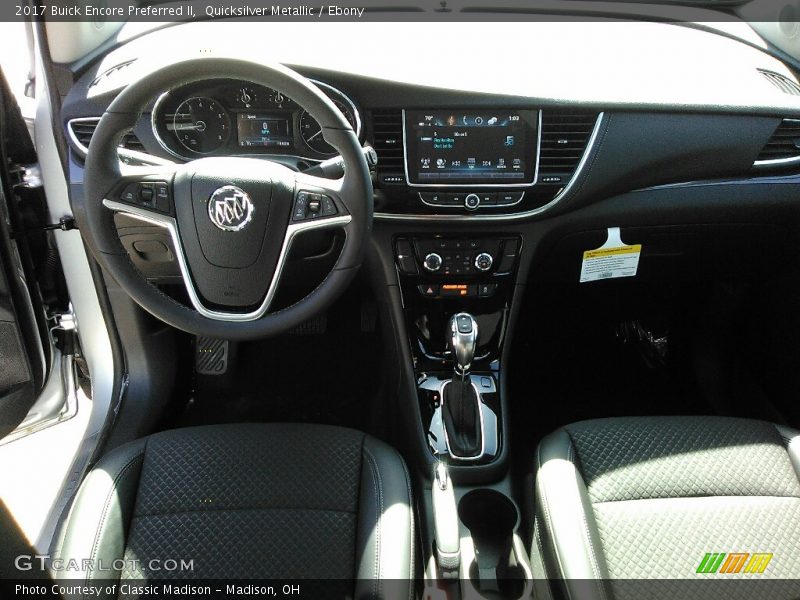 Quicksilver Metallic / Ebony 2017 Buick Encore Preferred II
