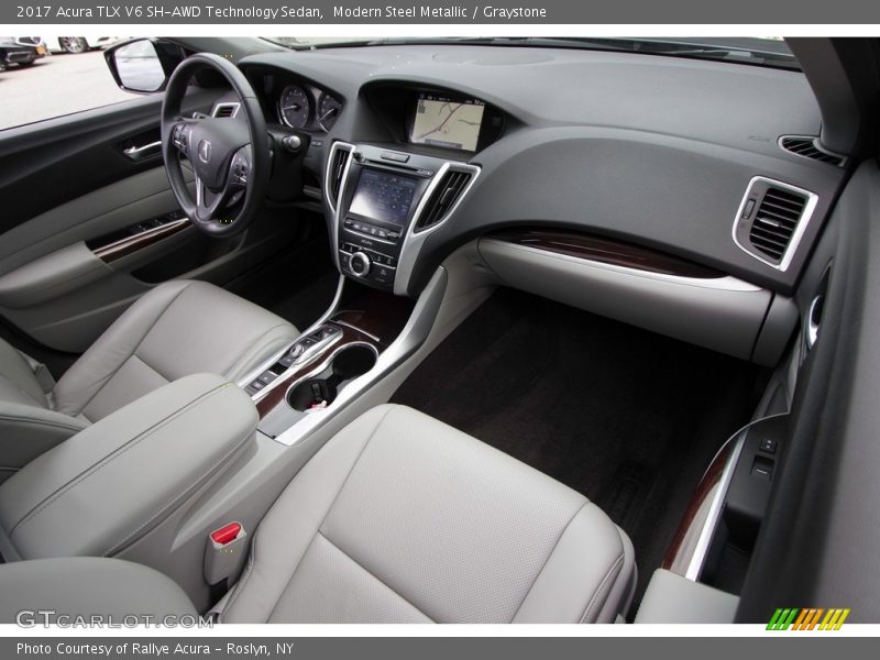 Modern Steel Metallic / Graystone 2017 Acura TLX V6 SH-AWD Technology Sedan