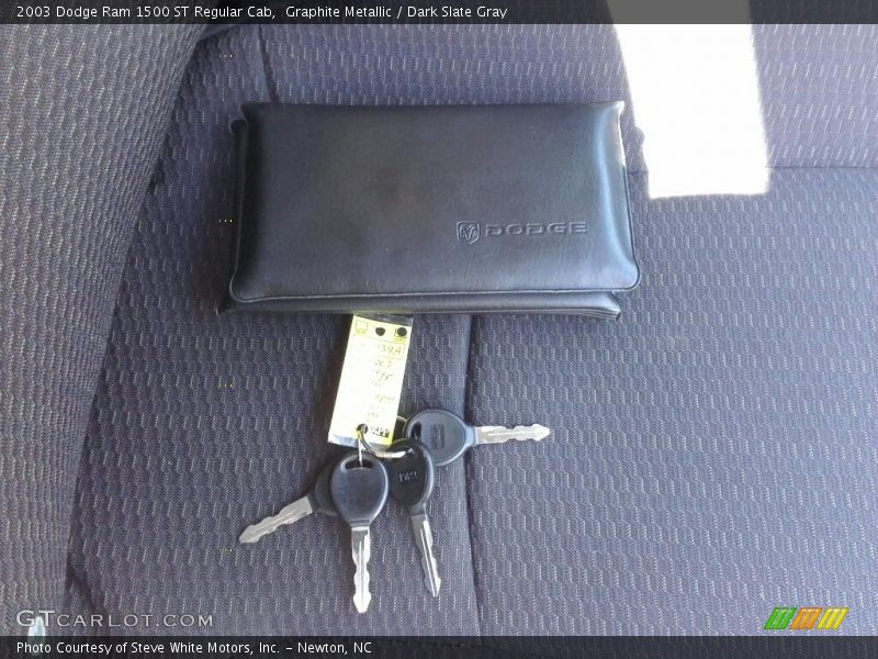 Graphite Metallic / Dark Slate Gray 2003 Dodge Ram 1500 ST Regular Cab
