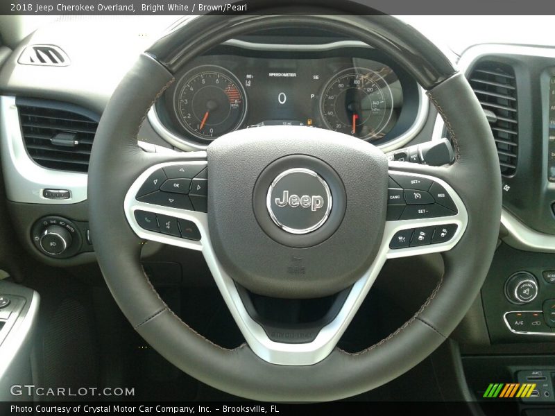  2018 Cherokee Overland Steering Wheel