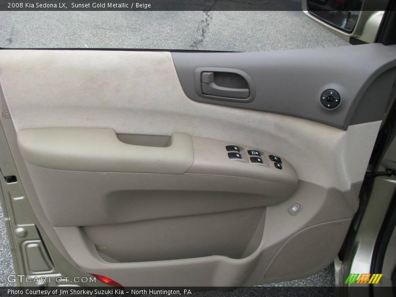 Sunset Gold Metallic / Beige 2008 Kia Sedona LX
