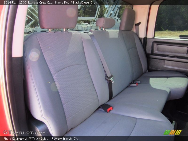 Flame Red / Black/Diesel Gray 2014 Ram 1500 Express Crew Cab