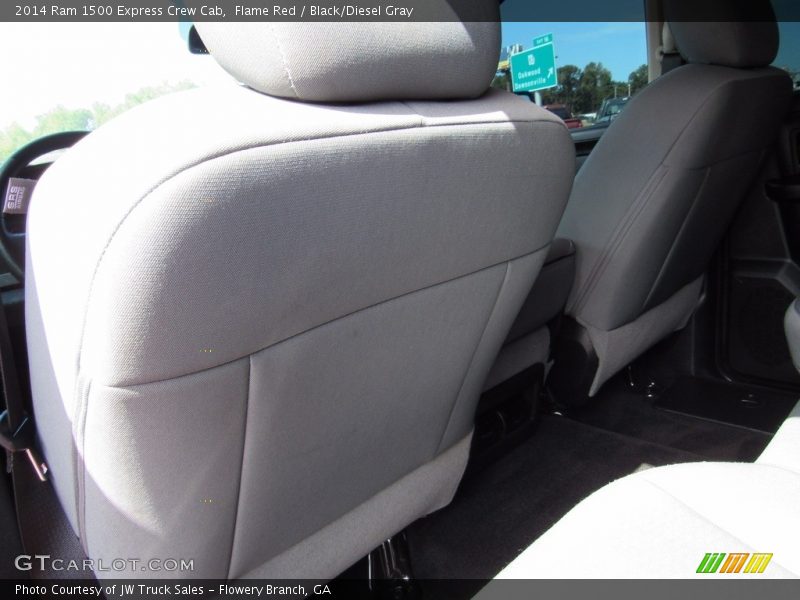Flame Red / Black/Diesel Gray 2014 Ram 1500 Express Crew Cab