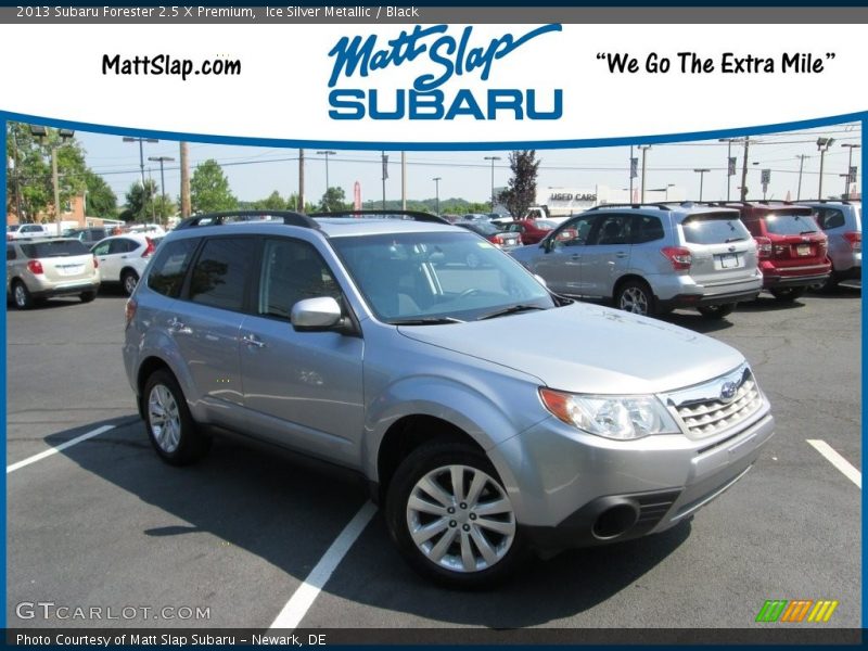 Ice Silver Metallic / Black 2013 Subaru Forester 2.5 X Premium