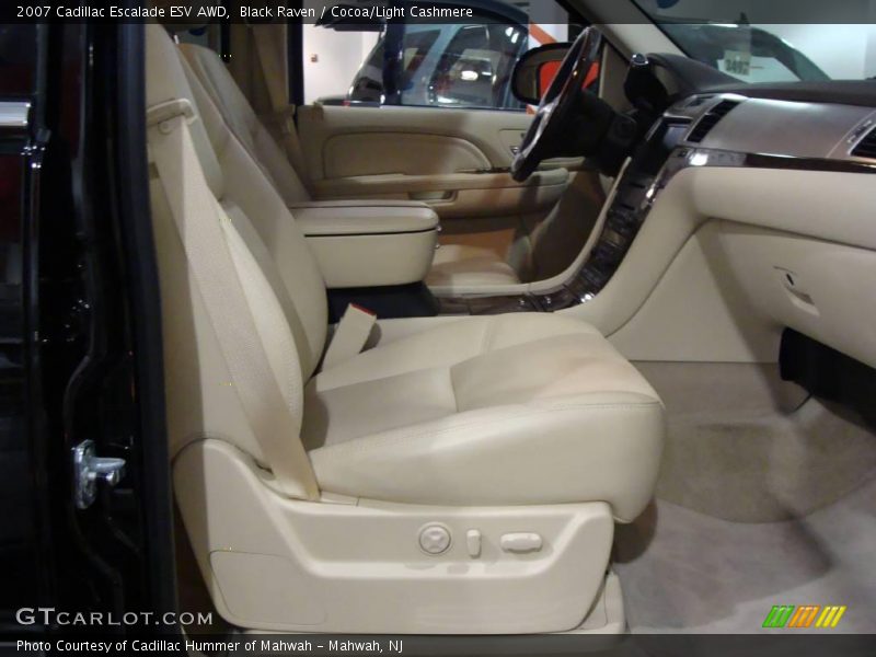 Black Raven / Cocoa/Light Cashmere 2007 Cadillac Escalade ESV AWD