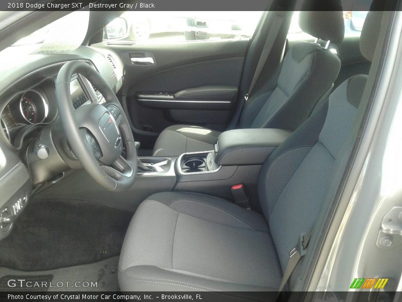 Destroyer Gray / Black 2018 Dodge Charger SXT