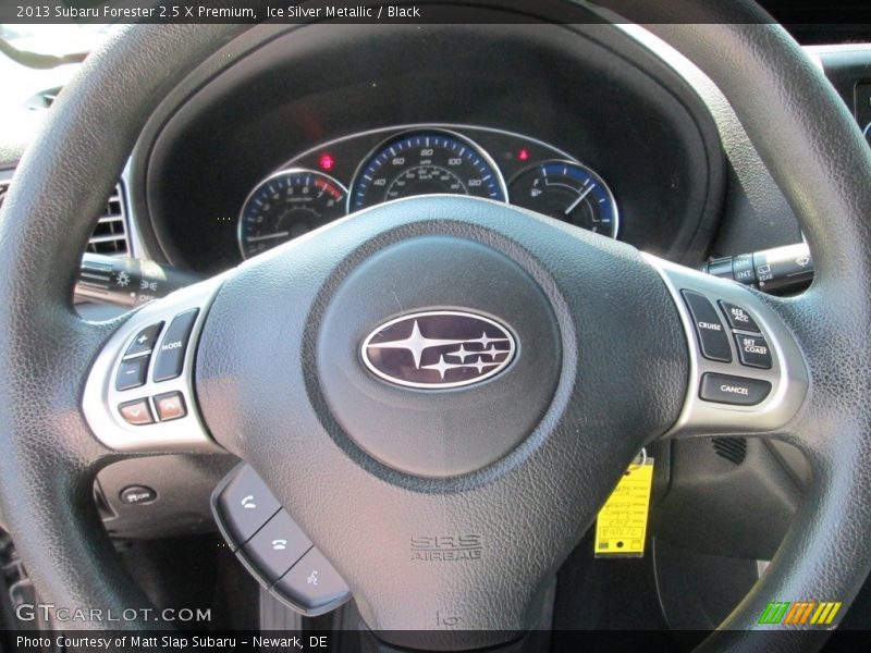 Ice Silver Metallic / Black 2013 Subaru Forester 2.5 X Premium
