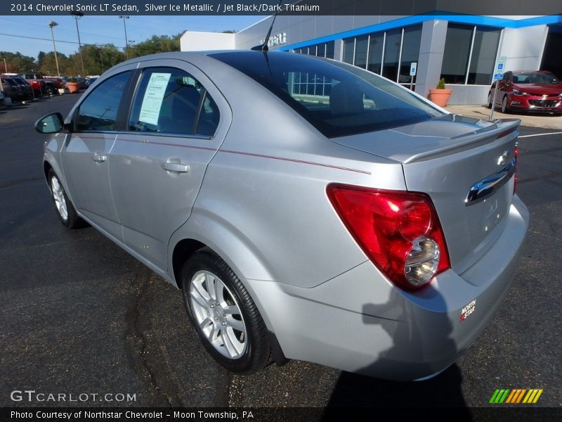 Silver Ice Metallic / Jet Black/Dark Titanium 2014 Chevrolet Sonic LT Sedan